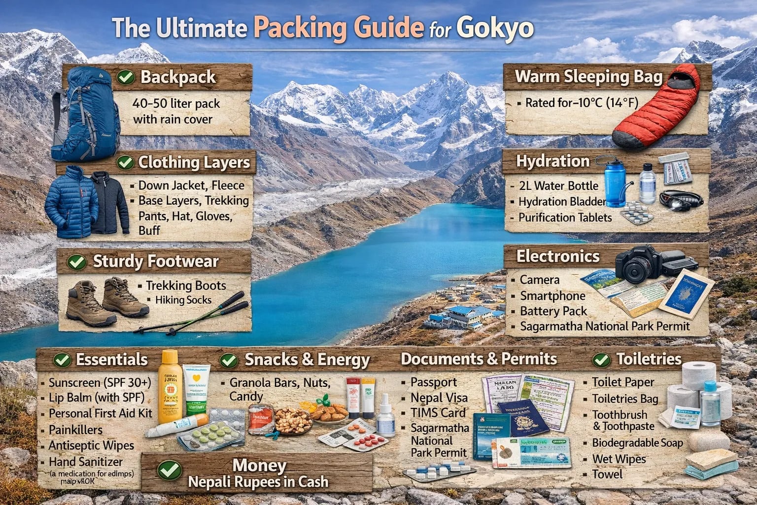 The Ultimate Packing Guide for Gokyo