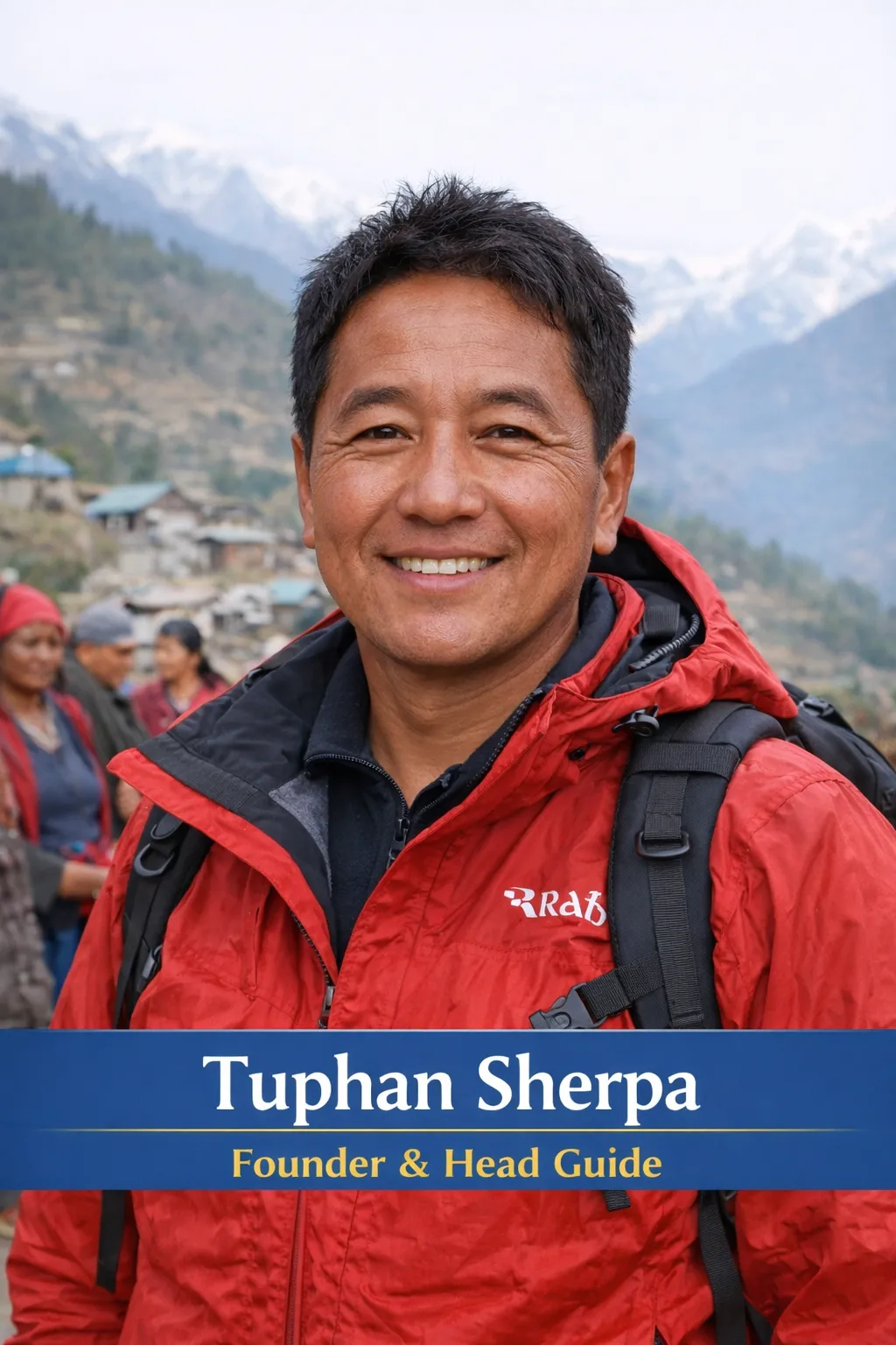 Tuphan Sherpa in the mountains